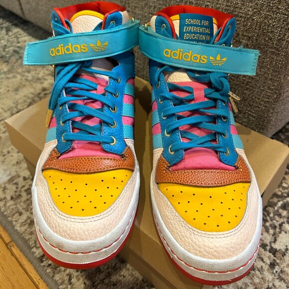 RARE Adidas Forum Mid S.E.E.D High Tops - Womens Size 9.5 - Picture 1 of 8